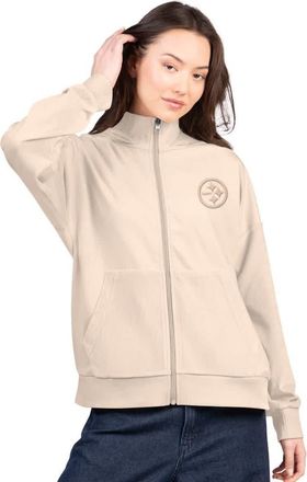 G-III 4Her by Carl Banks Womens G-III 4Her by Carl Banks Tan Pittsburgh Steelers Rookie Full-Zip Hoodie at Nordstrom, Size Xx-Large