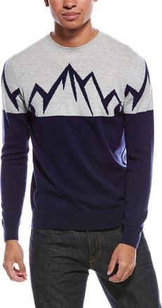 Brodie Landscape Wool & Cashmere-Blend Crewneck Sweater