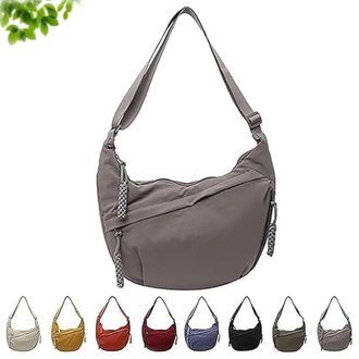 Generic Limorence Womens Fashion Plain Color Nylon Crossbody Bag, Limorence Crossbody Bag, Arisefrom Crossbody Bag (F)