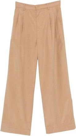 White Sand Dames, Broeken, Beige, Maat: S