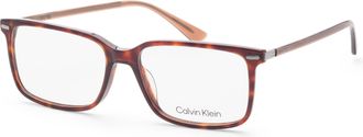 Calvin Klein Mens 56 mm Brown Opticals