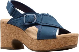 Clarks Nerisa Pace Nubuck Wedge Sandal
