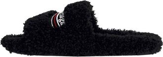 Balenciaga (WMNS) Balenciaga Furry Slides Black 654261W2DO11096
