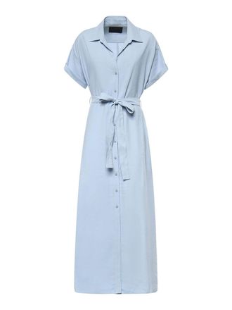 Dondup Long Viscose Gabardine Dress