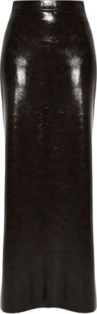 Anouki Maxi-rok van imitatieleer - Bruin