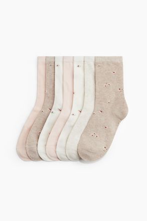 H&M 7er-Pack Socken - White