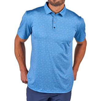 Black Clover Lucky Signs Polo in Moody Blue at Nordstrom, Size Xx-Large