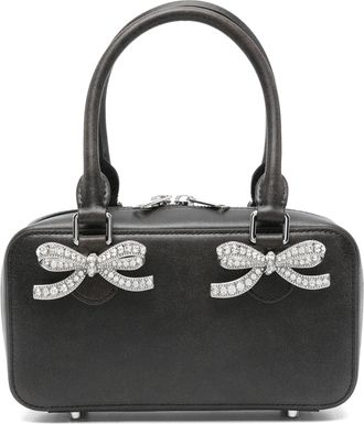 ♦SELF PORTRAIT ザ・ボウ・レザー・トートバッグ Self-Portrait Bag The Bow - ShopStyle