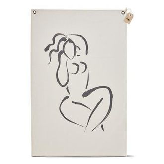 Tag Goddess Wall Art Panels - Natural Cotton Everyday Decor in Beige at Nordstrom, Size Medium