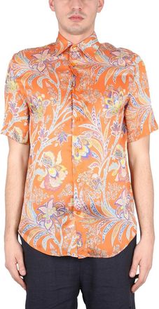 Etro Floral Print Shirt-Uomo