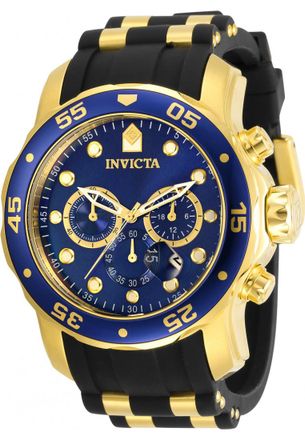 Invicta IN-30763 Mens Pro Diver Watch - Gold - One Size