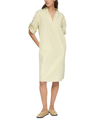Lafayette 148 New York Plus Tab Sleeve Popover Dress