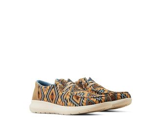 Ariat Hilo Mens Slip on Shoes Dusty Blue Southwest : 10.5 D - Medium, Canvas