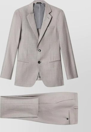 Giorgio Armani soho line single breasted wool silk linen suit