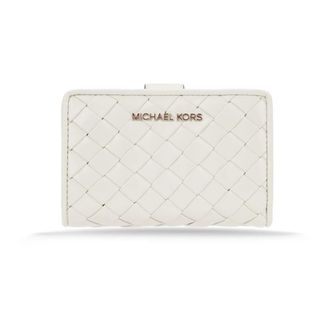 Michael Kors Wallets & Cardholders, female, Beige, Size: ONE SIZE Empire Leather Wallet