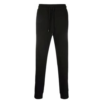 C.P. Company Sweatpants, male, Black, Size: XL Diagonal Raised Fleece Cargo Sweatpants