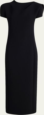 Khaite Iryl Backless Column Midi Dress