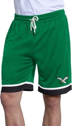 Starter Mens Starter Kelly Green Philadelphia Eagles Throwback Power Play Mesh Shorts at Nordstrom, Size Xx-Large