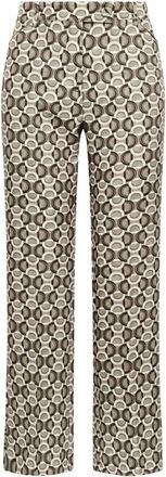 Maliparmi Graphic Orbit Trouser - Dames - Vrijetijds broeken - Veelkleurig - XS - Polyester - Broeken