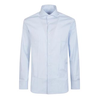 Orian Long Sleeve Super Slim Shirt - Heren - Zakelijke Overhemden - Blauw - S - Overhemden
