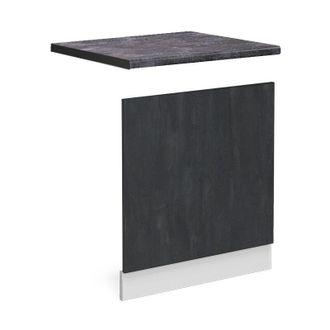 Vicco Panel Frontal R-line, Hormig&oacute;n Negro, 60 Cm Et Antracita Vicco