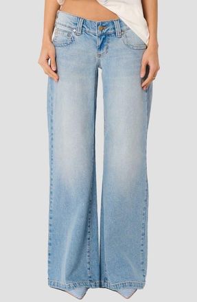 Abrand Wide Leg Jeans in Jody Blue at Nordstrom, Size 30