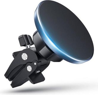 No Brand Soporte Magn&eacute;tico Potente Para Tel&eacute;fono De Coche, Montaje En Rejilla De Ventilaci&oacute;n, Soporte Magsafe Giratorio 360&deg;, Para Iphone 16/15/14/13/12 Pro Ma