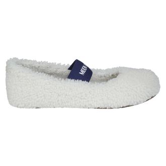 Moon Boot Ballerine in shearling - - Shoes - Donna - Bianco - 38 EU