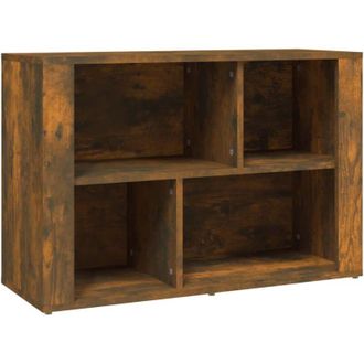 vidaXL Credenza Rovere Fumo 80x30x54 cm in Legno Multistrato - Vidaxl