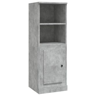 vidaXL Aparador Madera Contrachapada Gris Hormig&oacute;n 36x35,5x103,5 Cm Vidaxl