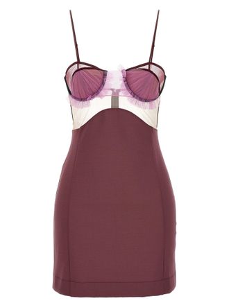 Nensi Dojaka Womens Explosive Flower Bra Dress