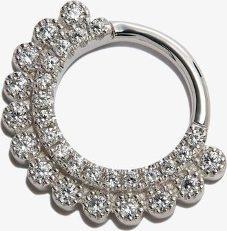 Maria Tash 14K White Gold Apsara Cubic Zirconia Earring - Womens - 18kt White Gold/Cubic Zirconia