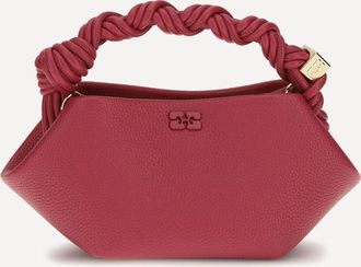 Ganni Bou Handbag in grained leather Female UNI