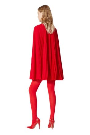 Valentino Sheer Luxury Leggings - Red