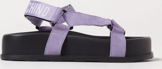 Moschino Womens Platform Suede Sandals Casual Style - Lilac Rubber - Size EU 36