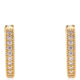 Pandora Shine Hoop Earrings With Clear Cubic Zirconia