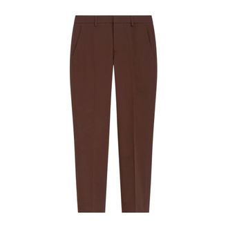 Pantaloni Torino Cropped Trousers, female, Brown, Size: XS New York Trousers