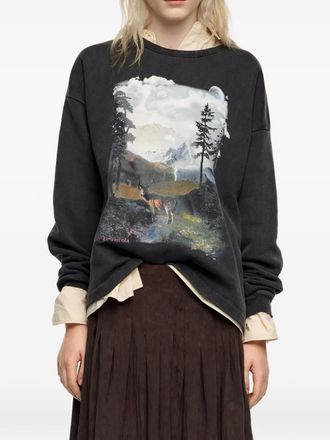 Bimba & Lola Sweater met print - Grijs