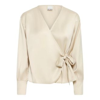 Ichi Ichi - Blouses & Hemden - Dames - Blouses & Shirts - Beige - Maat: S