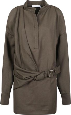 Iro Iro, Kleedjes, Dames, Bruin, S, Shirt Kleedjes