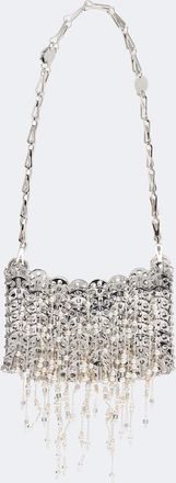Paco Rabanne 1969 Nano embellished fringed shoulder bag