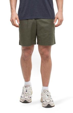 tentree Reynolds Short in Deep Olive at Nordstrom, Size Xx-Large