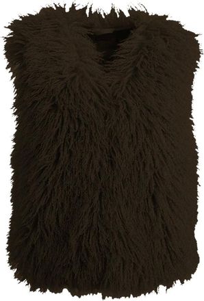 Smith & Soul Kunstfell-Weste - Dames - Jassen - Bruin - Maat: XL