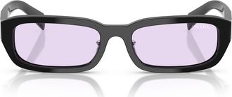 Prada 55mm Rectangular Sunglasses in Violet at Nordstrom