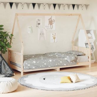 vidaXL Estructura De Cama Para Ni&ntilde;os Madera Maciza De Pino 80x200 Cm Vidaxl