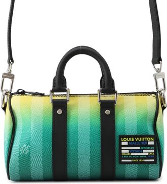 Louis Vuitton Damier Damier Canvas Green Yellow Handbag Shoulder Bag (Pre-Owned)