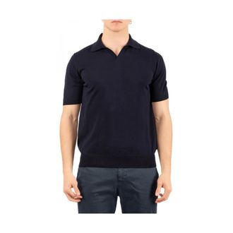 Alpha Industries Alpha Industries, Polo Shirts, male, Blue, Size: XL Stylish T-Shirt for Men