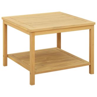 vidaXL Mesa Lateral Aceite Natural 60 X 60 X 45 Cm Vidaxl