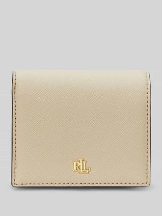 Lauren Ralph Lauren Portemonnaie aus echtem Leder in Sand, Gr&ouml;&szlig;e 1