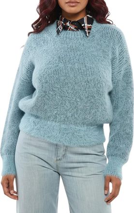 Stella McCartney Sky Blue Knitted Crew Neck Sweater